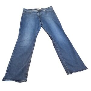 Levi's 414 Classic Straight Women's Jeans 18W Blue Stretch Mid Rise Plus Size‎